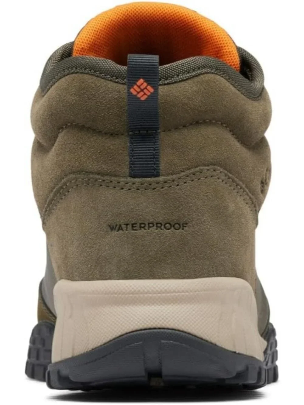 Men's Deep Olive Waterproof Shoes Casual Low Top Closed Toe Non Slip Hiking Boot